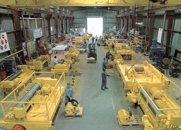 Wire Rope Hoists in Production
