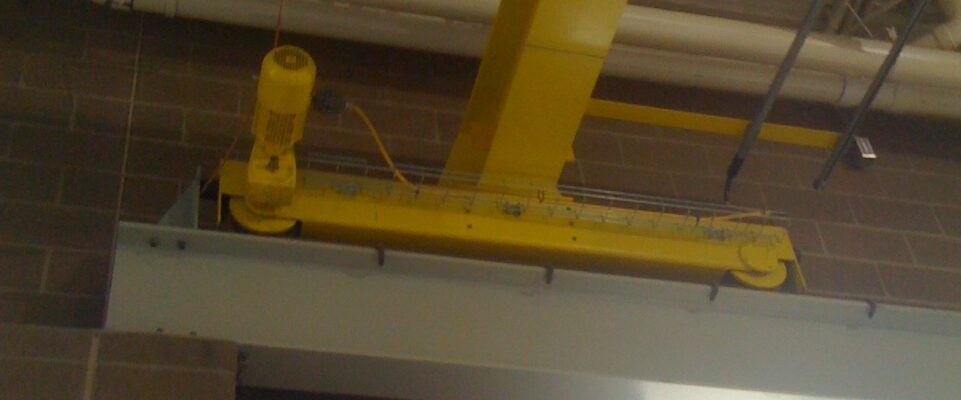 End Trucks Riding on crane rail