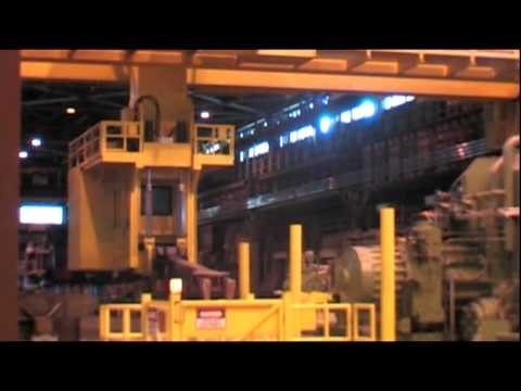 Charger Crane in steel mill